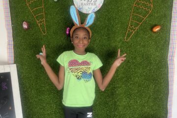 image of girl child enjoying party